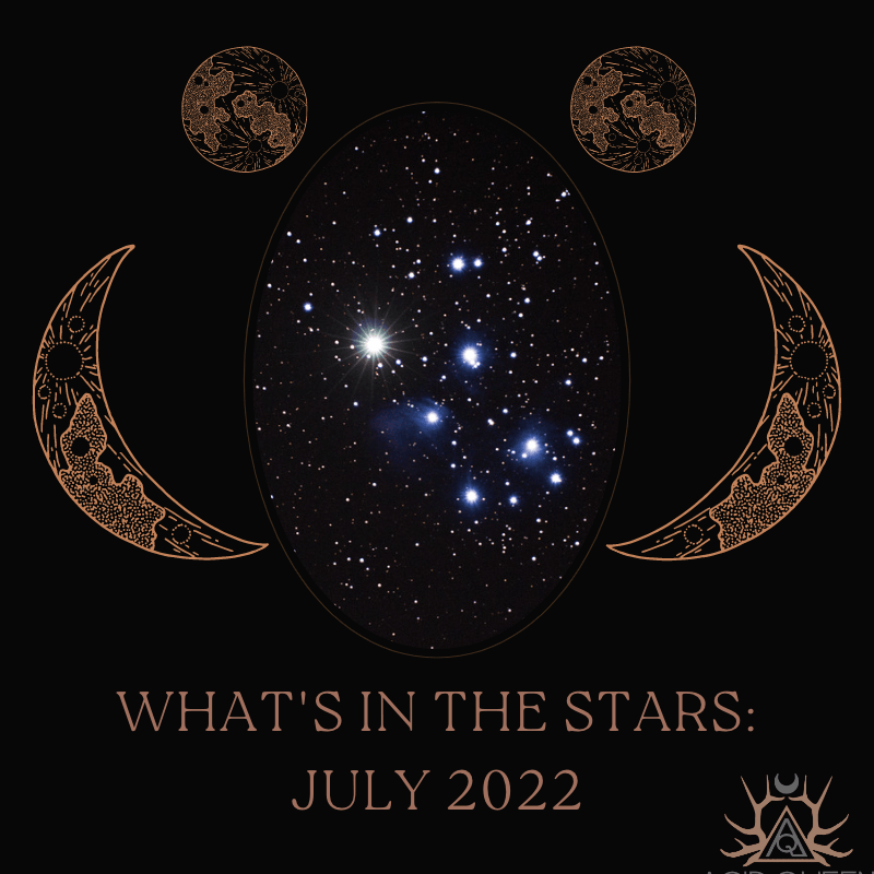 What's in the Stars: July 2022 + Cancer and Leo Zodiac Birthstones and Lucky Stones - Acid Queen Jewelry