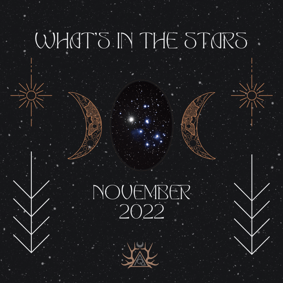 WHAT'S IN THE STARS: NOVEMBER 2022 + SCORPIO ZODIAC BIRTHSTONES - Acid Queen Jewelry
