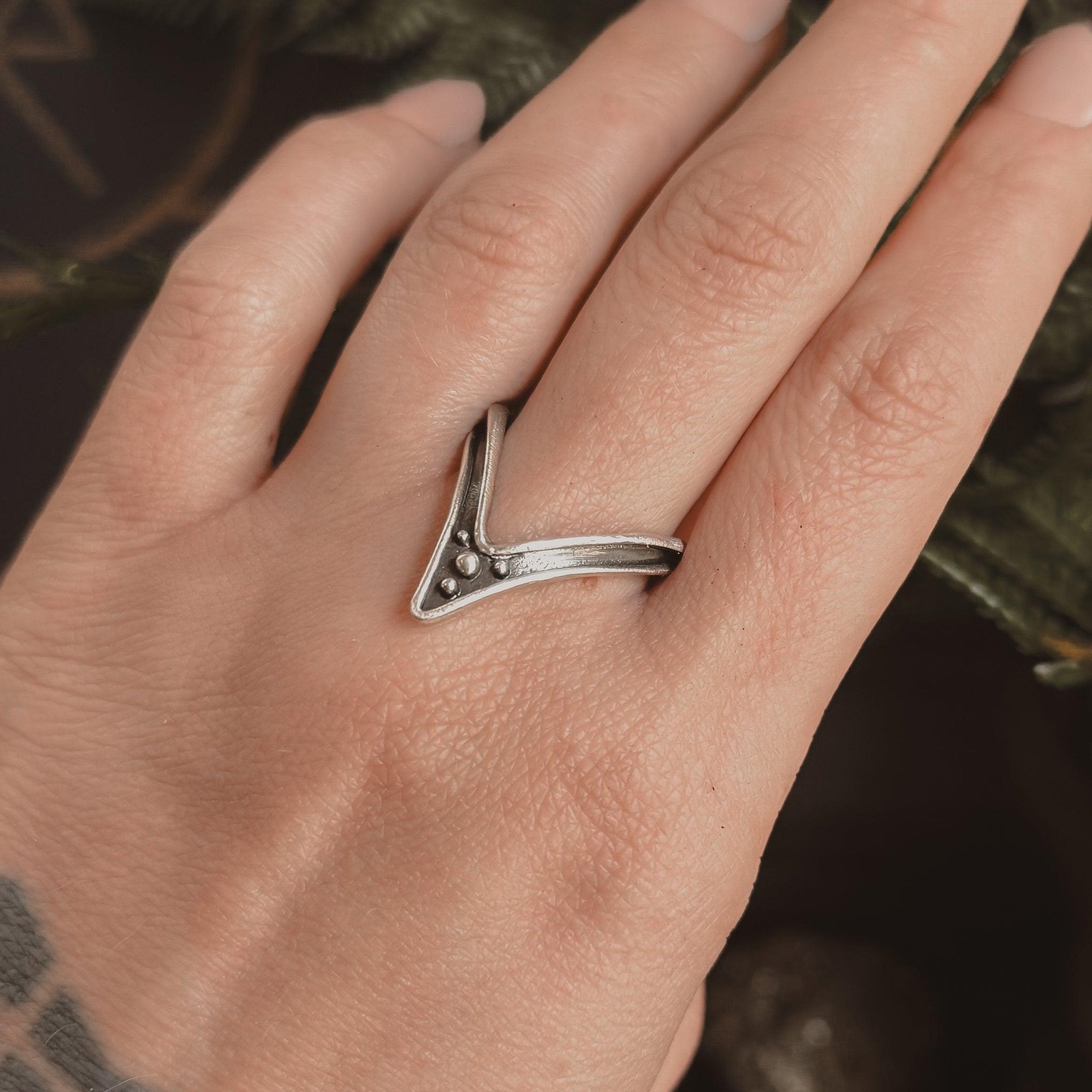 Freya Ring - Sterling Silver - Acid Queen Jewelry