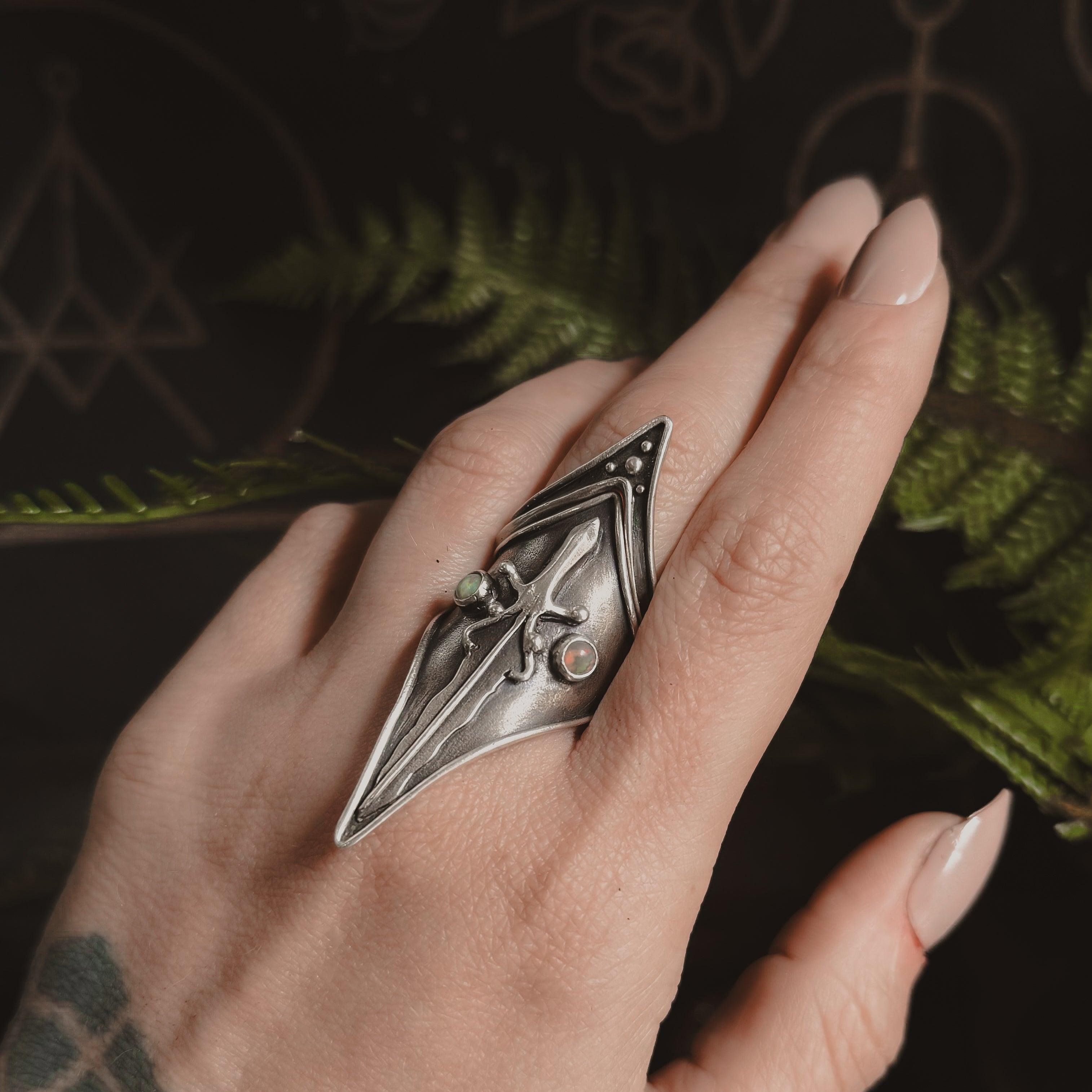 Freya Ring - Sterling Silver - Acid Queen Jewelry