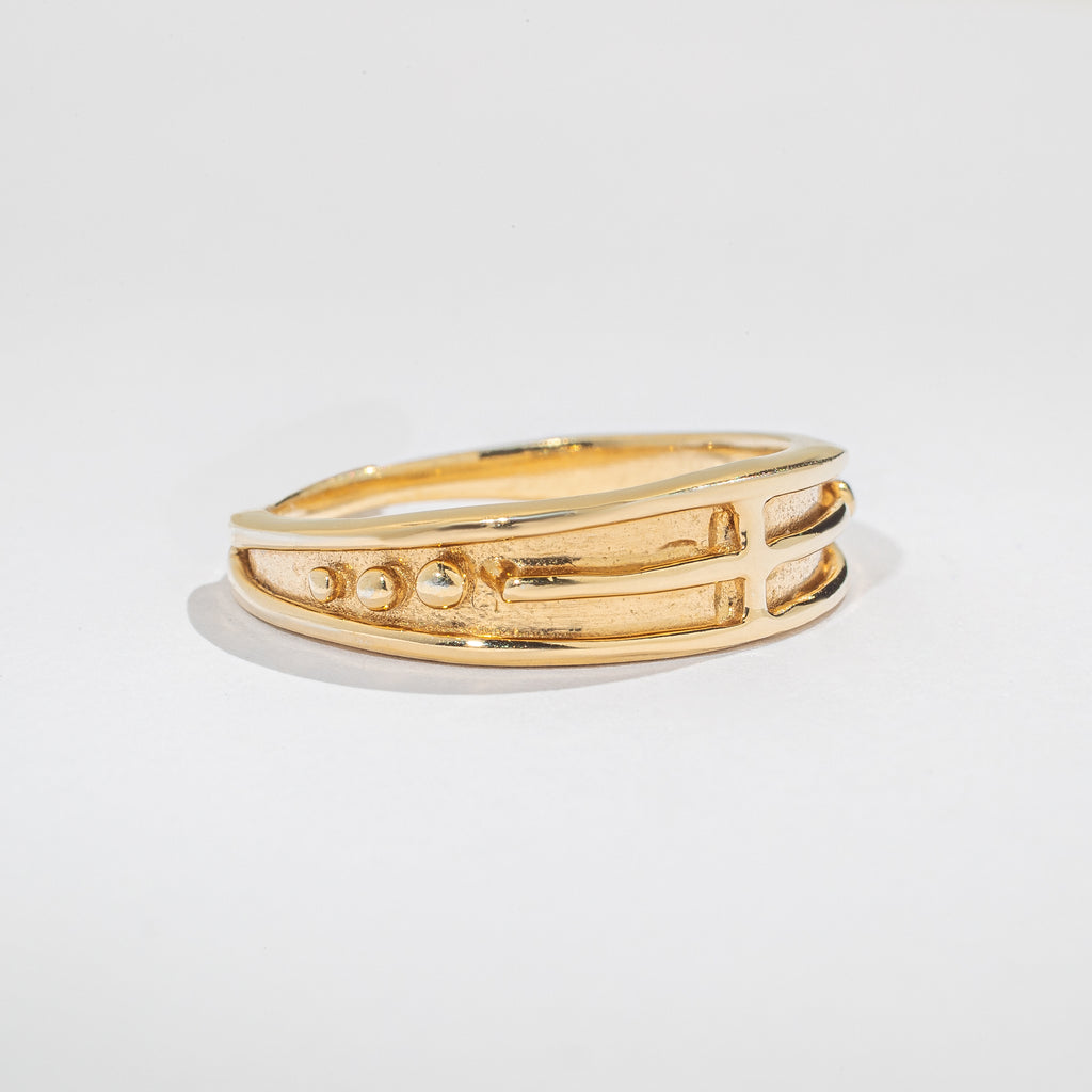 Olwen Ring - Stacker Ring - 14K Gold - Acid Queen Jewelry