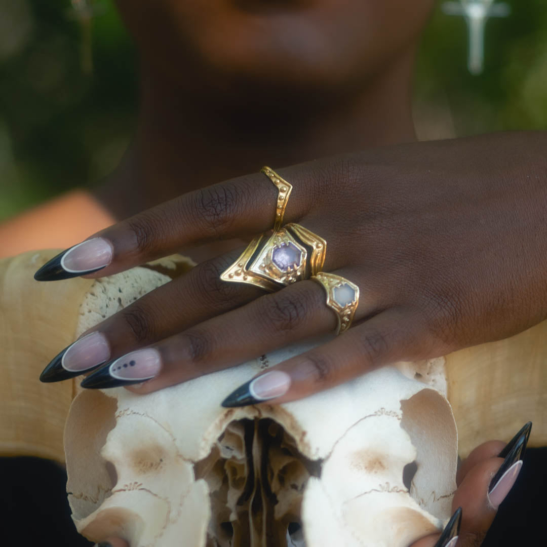 Sunna Ring - Stacker ring - 14K Gold - Acid Queen Jewelry