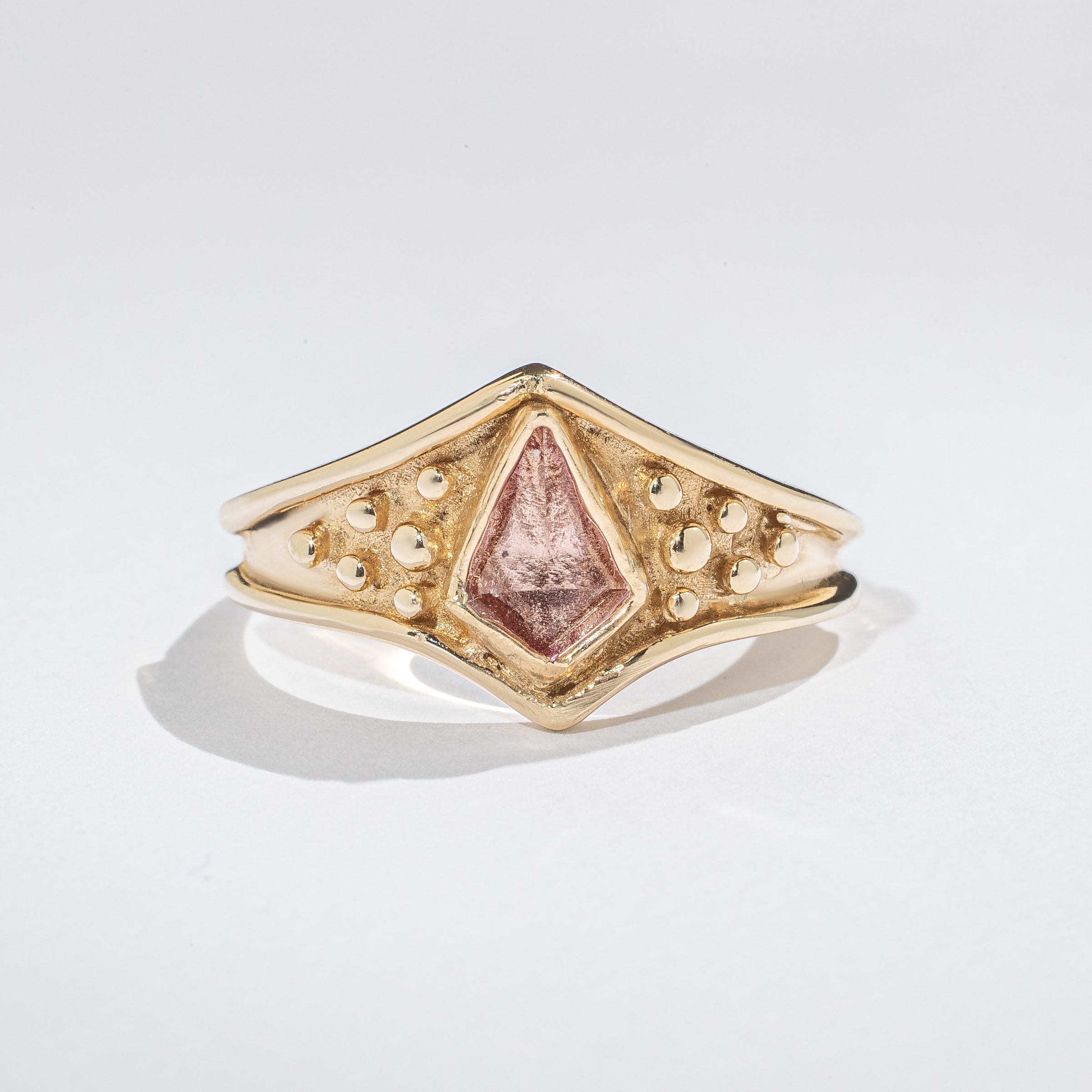 Brigid Ring - Amethyst - 14K Gold - Acid Queen Jewelry