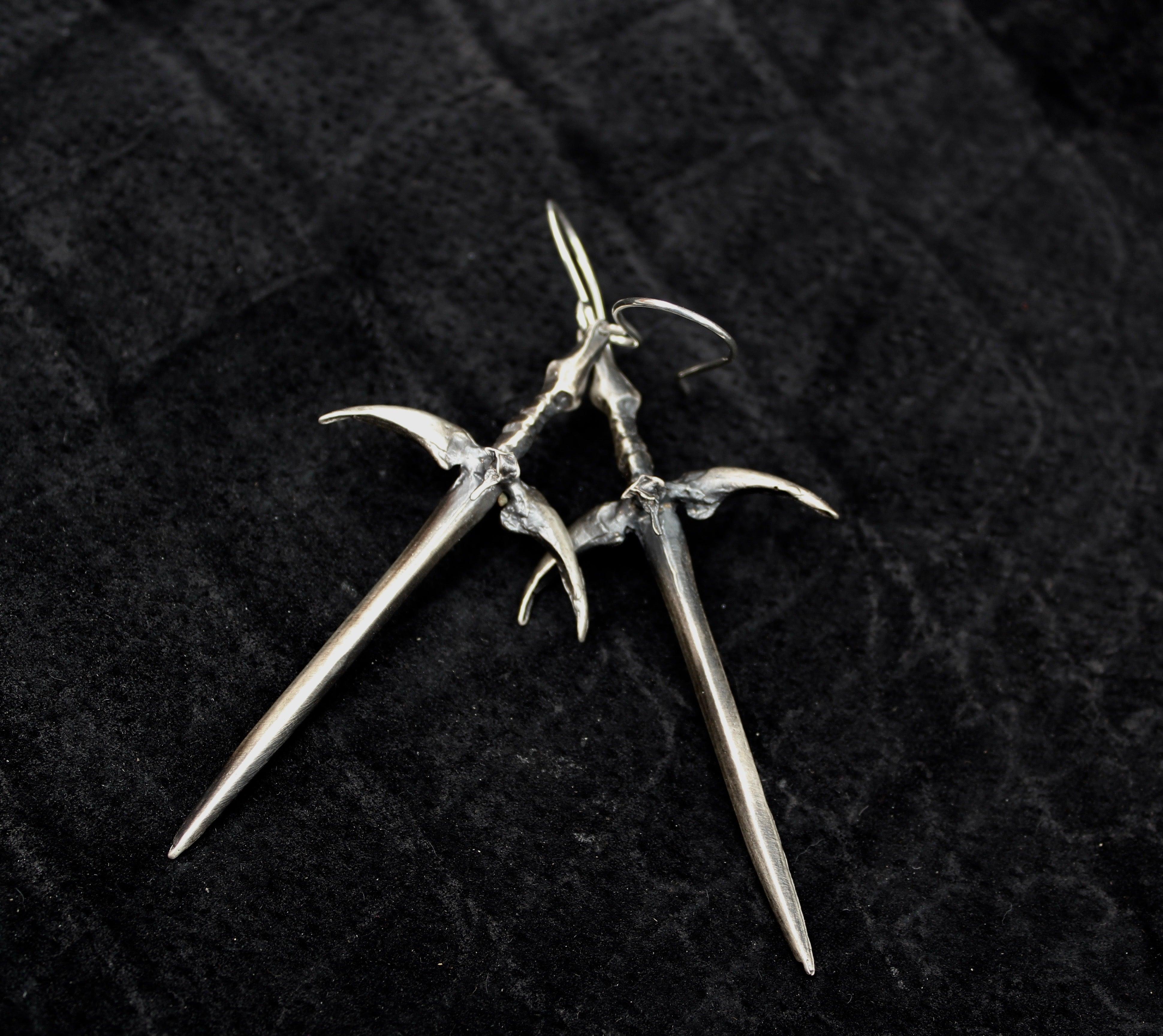 Sorcerer Sword Dangles - Acid Queen Jewelry