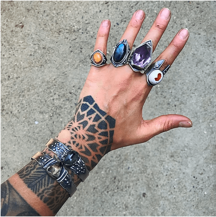 In with the magic of the May Flower Moon and awesome wares of the Oddities Flea Market... - acid-queen-jewelry