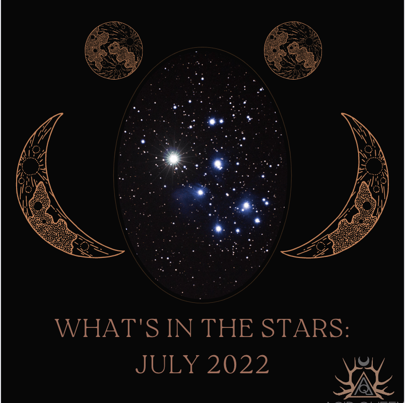 What's in the Stars: July 2022 + Cancer and Leo Zodiac Birthstones and Lucky Stones - Acid Queen Jewelry