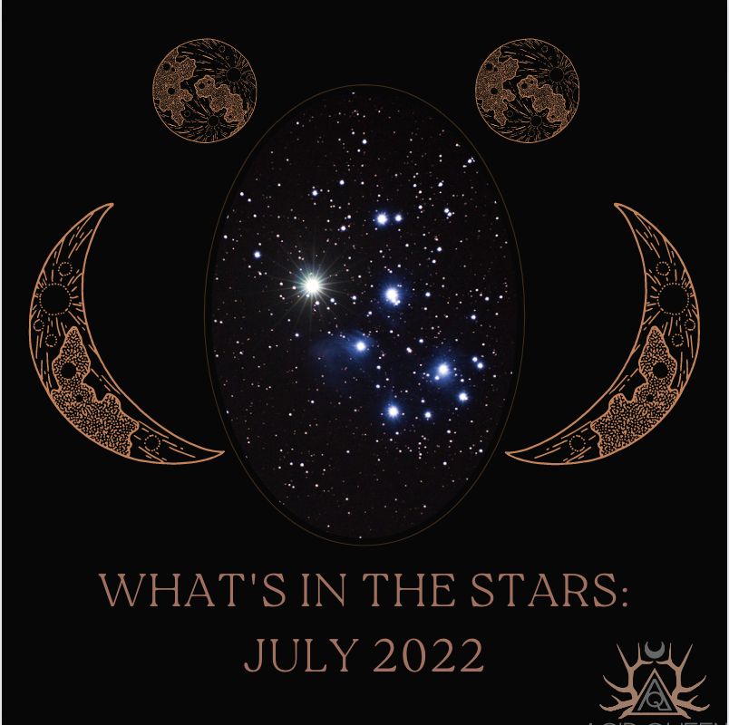 What's in the Stars: July 2022 + Cancer and Leo Zodiac Birthstones and Lucky Stones - Acid Queen Jewelry