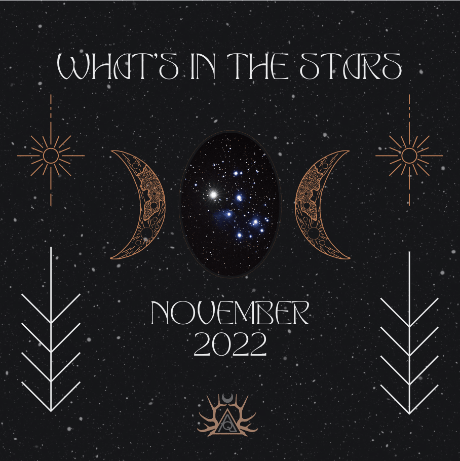 WHAT'S IN THE STARS: NOVEMBER 2022 + SCORPIO ZODIAC BIRTHSTONES - Acid Queen Jewelry
