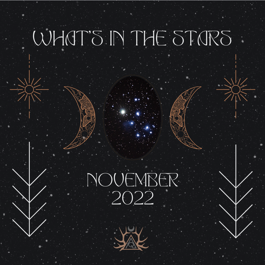 WHAT'S IN THE STARS: NOVEMBER 2022 + SCORPIO ZODIAC BIRTHSTONES - Acid Queen Jewelry