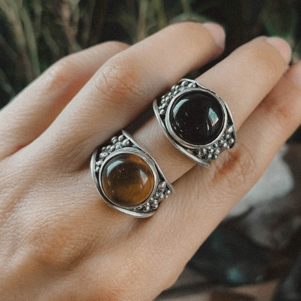 Ursa Ring // Black Onyx - Acid Queen Jewelry