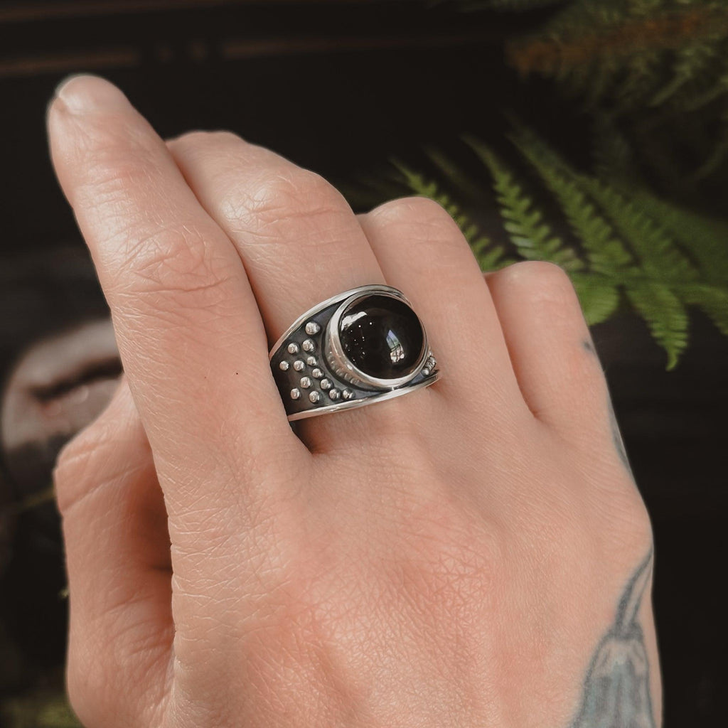 Ursa Ring // Smoky Quartz - Acid Queen Jewelry