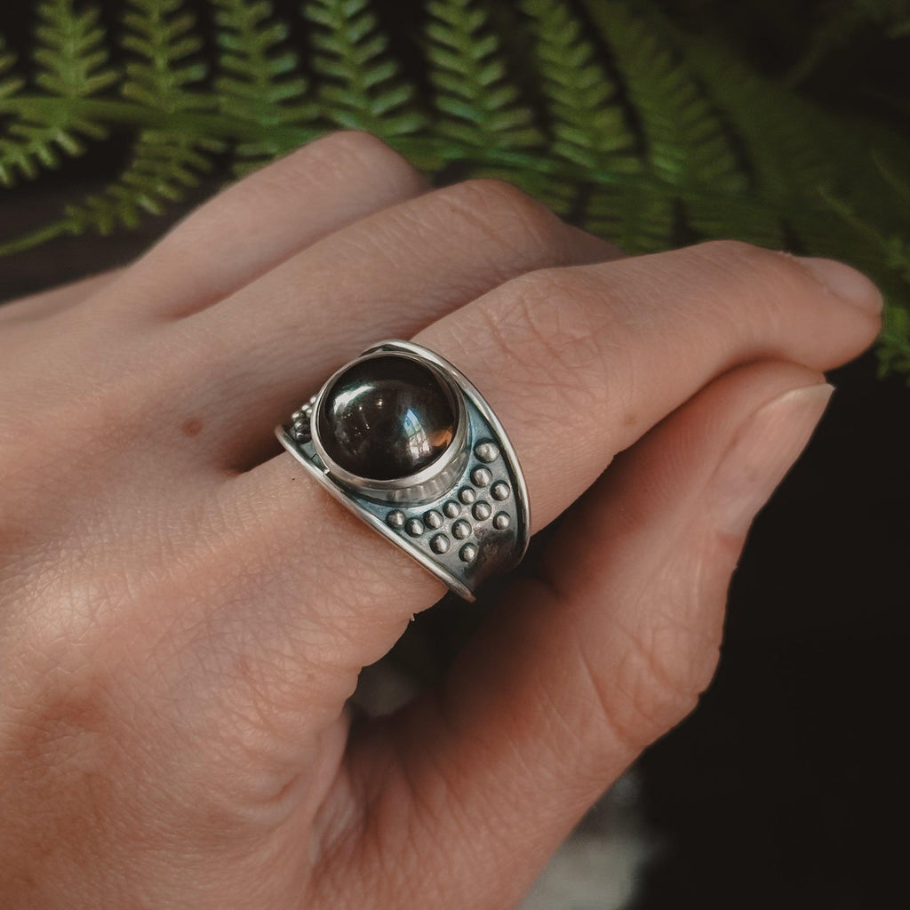 Ursa Ring // Smoky Quartz - Acid Queen Jewelry