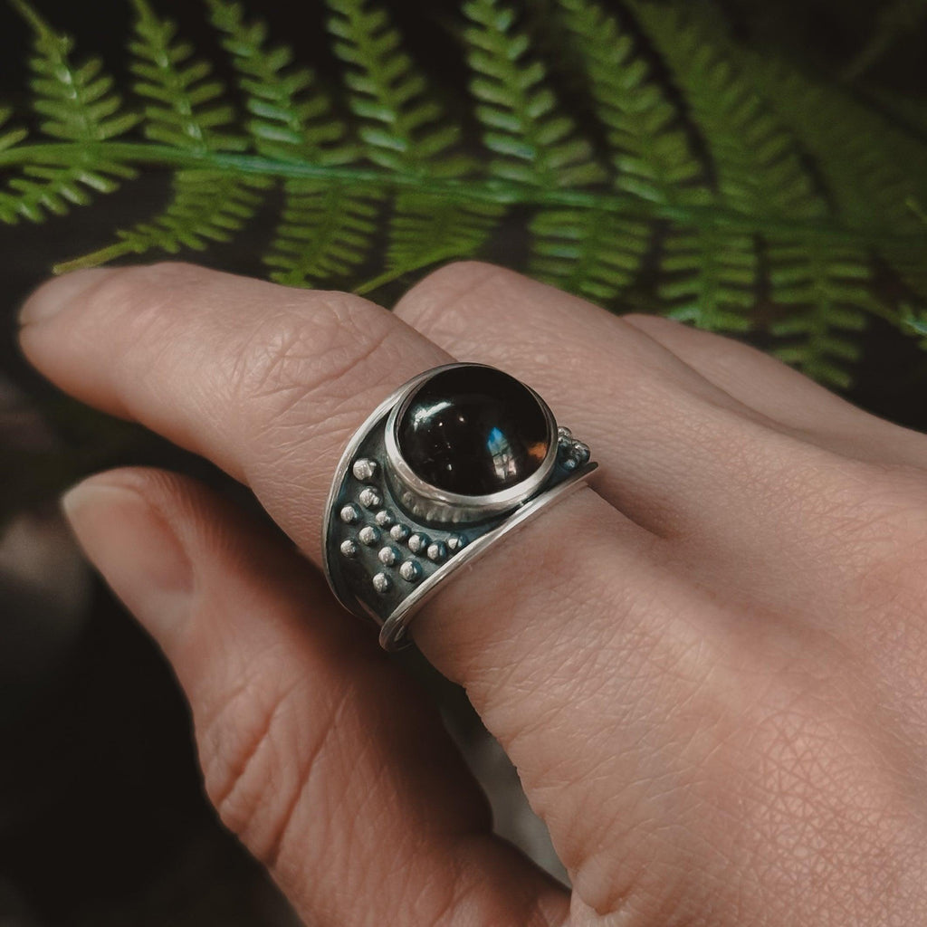 Ursa Ring // Smoky Quartz - Acid Queen Jewelry