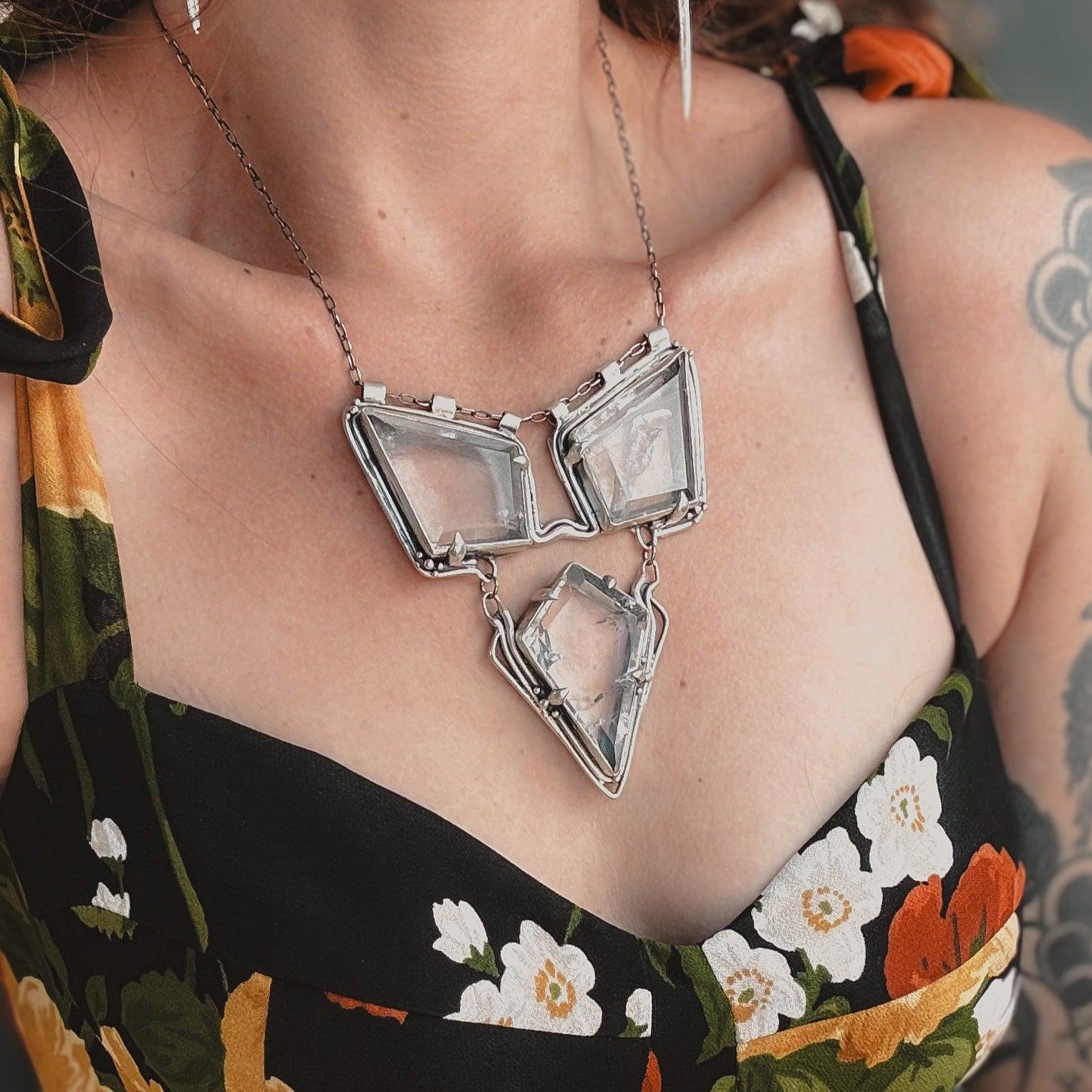 Portal Necklace - Quartz - Acid Queen Jewelry