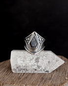 Protected Power Ring // Tourmalated Quartz - Size 5.5 - Acid Queen Jewelry