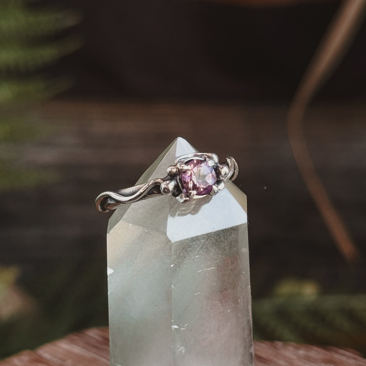 Ritual Ring- Amethyst - Size 7 – Acid Queen Jewelry