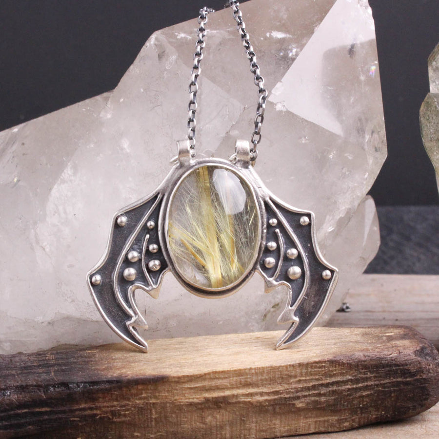 Winged Prophetess // Rutilated Quartz