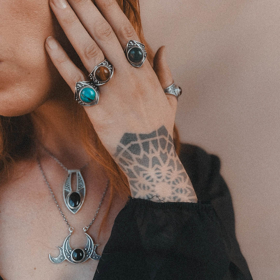 Draco Ring  // Turquoise