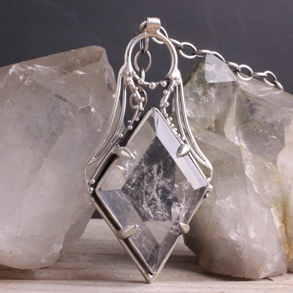 Crystal of Truth Necklace // Quartz - Acid Queen Jewelry