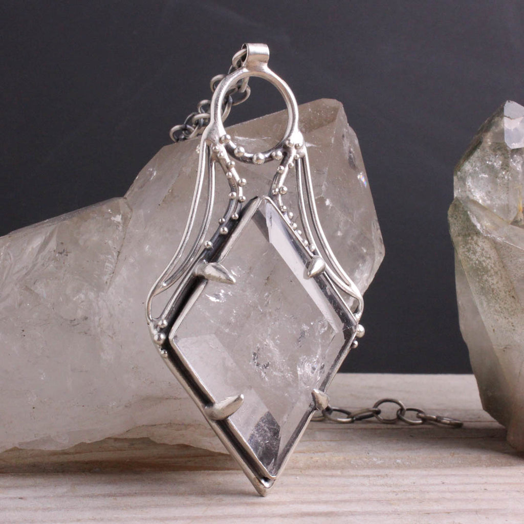 Crystal of Truth Necklace // Quartz - Acid Queen Jewelry