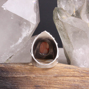 Size 8 // Agate - Warrior Ring