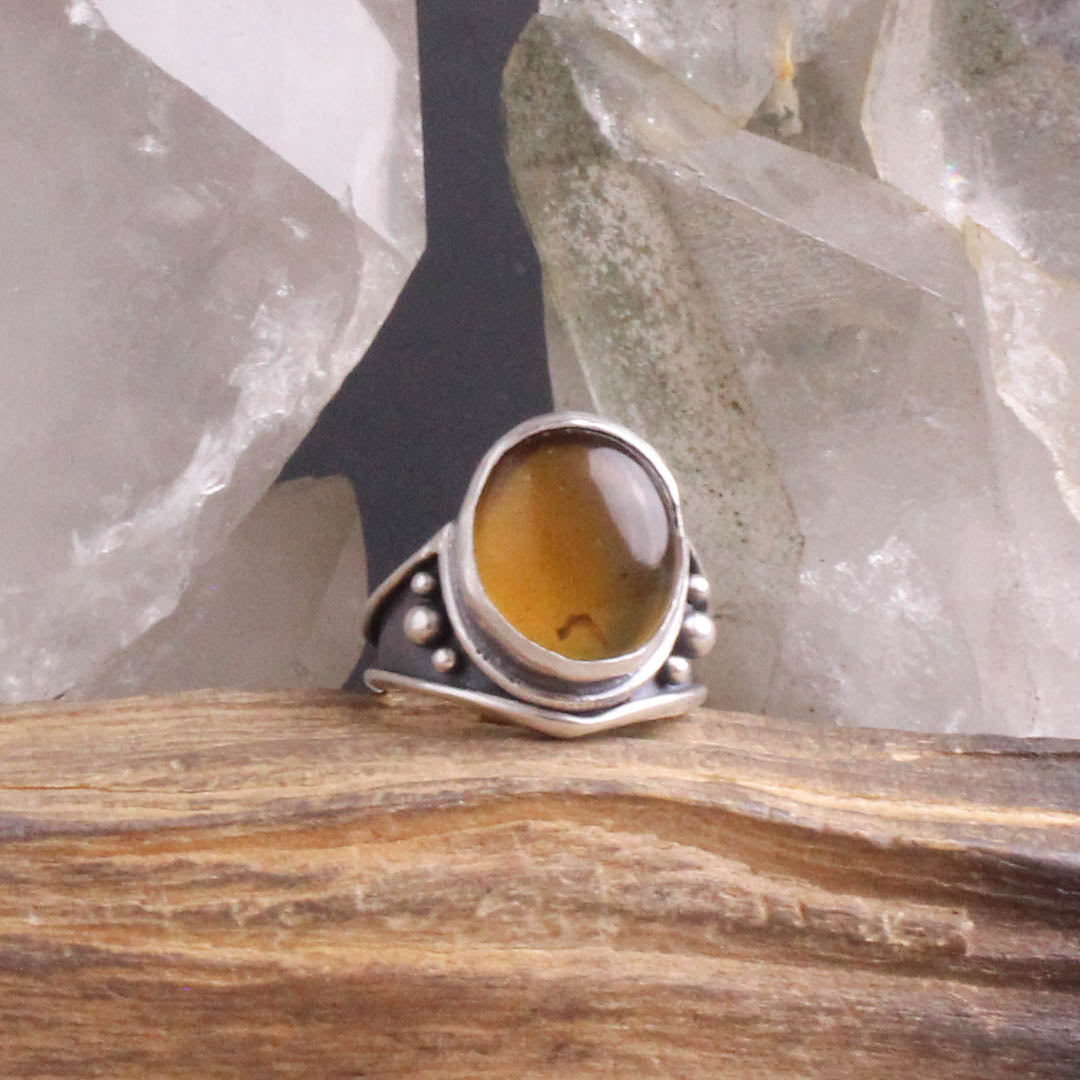 Size 6.5 // Amber - Warrior Ring