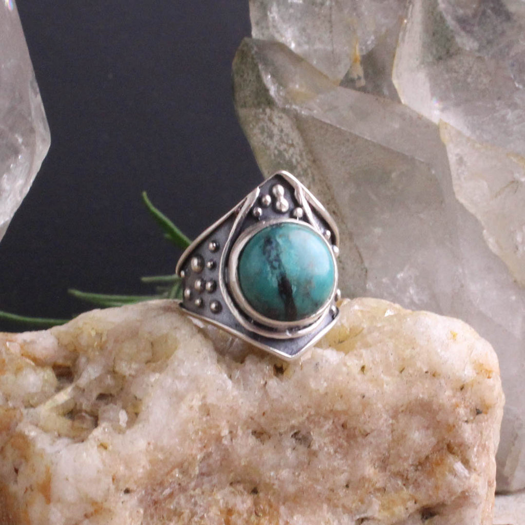 Draco Ring // Turquoise - Acid Queen Jewelry