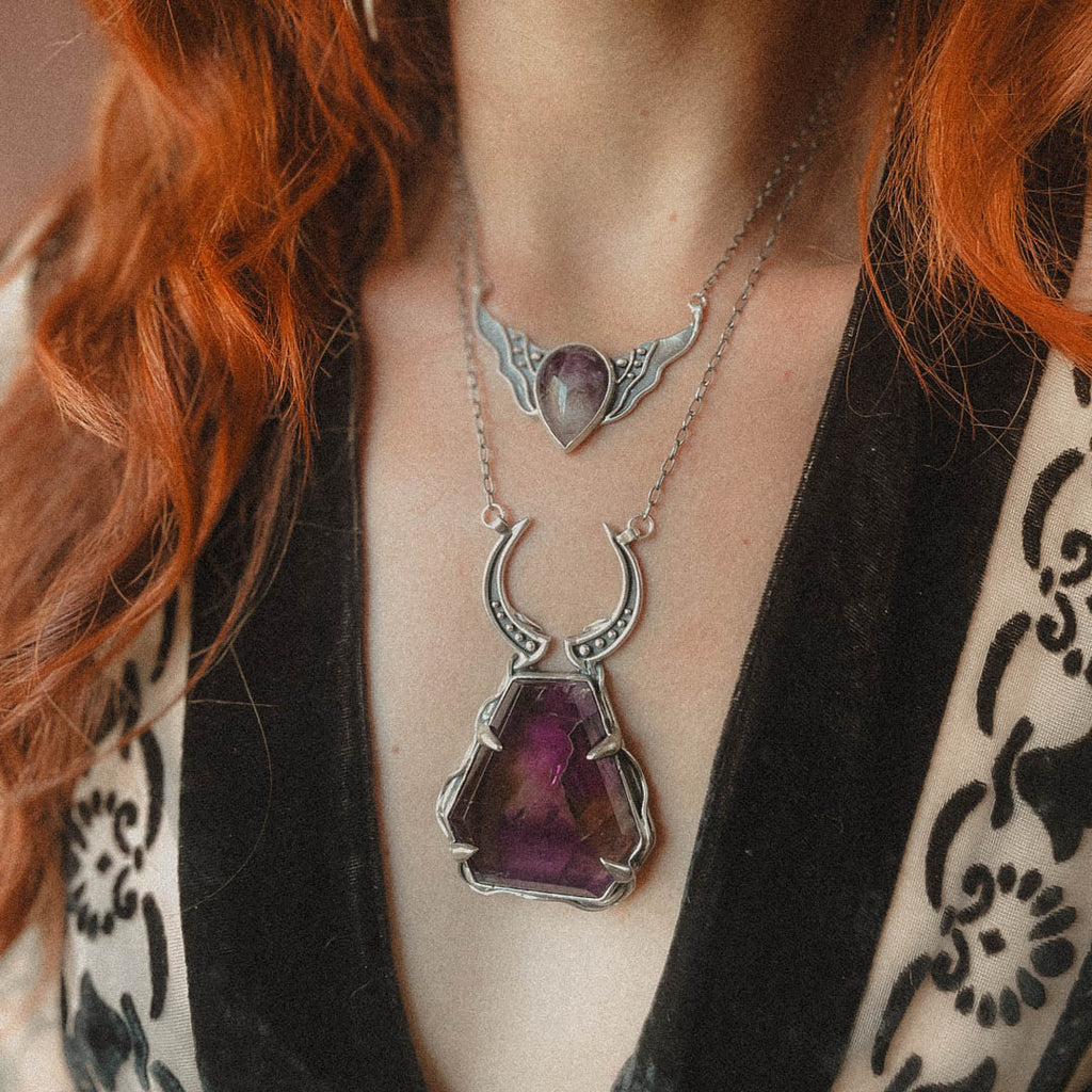 Crystal of Moon + Truth Necklace // Ametrine - Acid Queen Jewelry