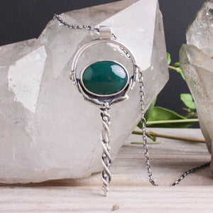 Wand Necklace // Jade