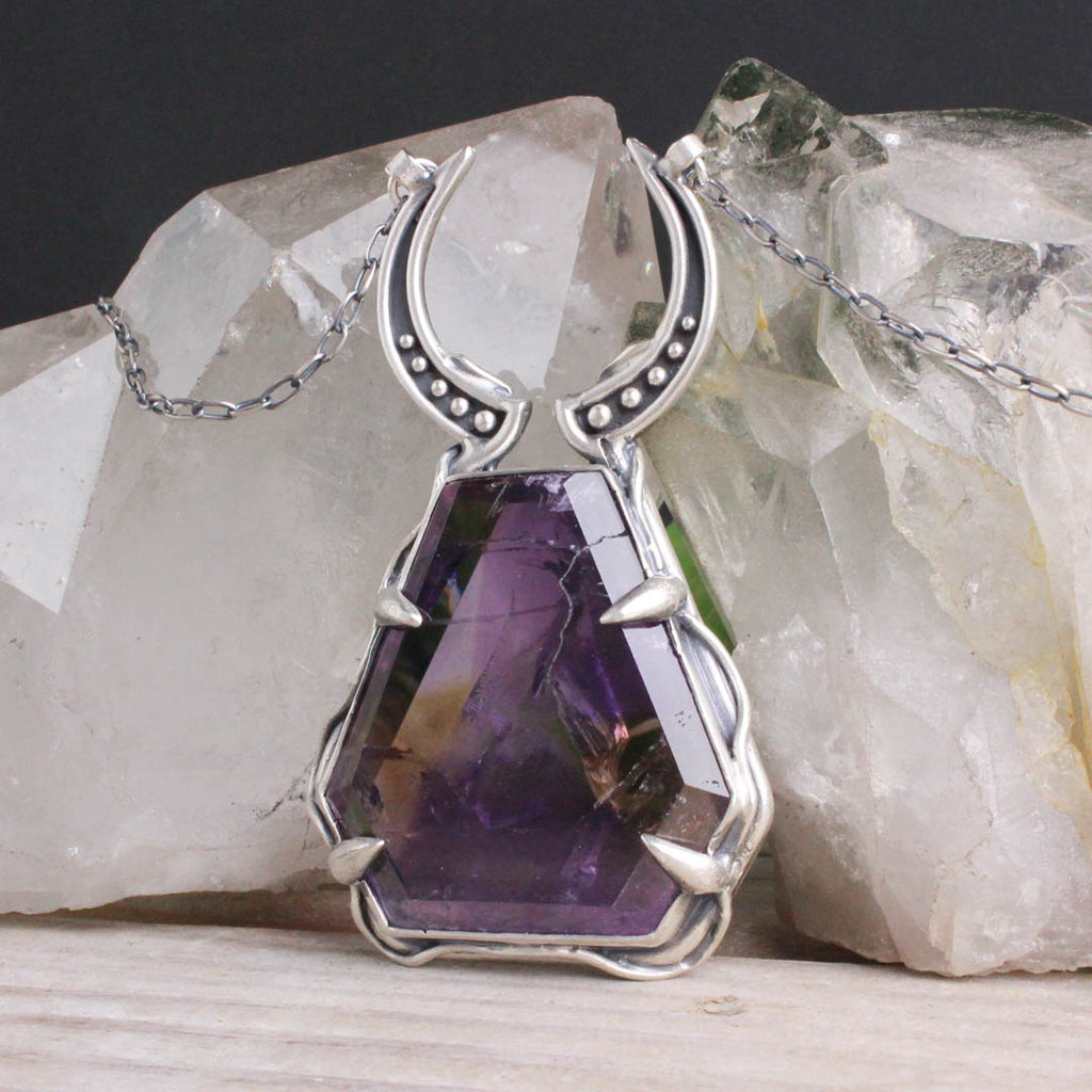 Crystal of Moon + Truth Necklace // Ametrine - Acid Queen Jewelry