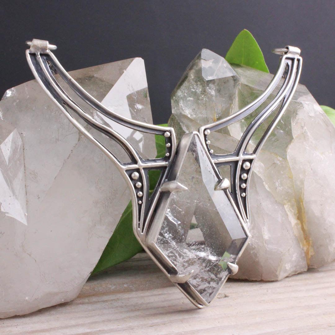 Maiden's Neck Cuff // Quartz - Acid Queen Jewelry