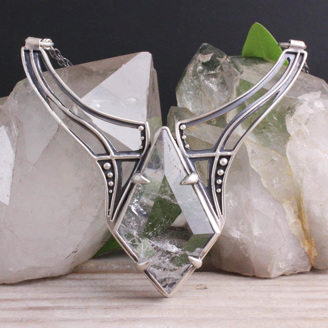 Maiden's Neck Cuff // Quartz - Acid Queen Jewelry