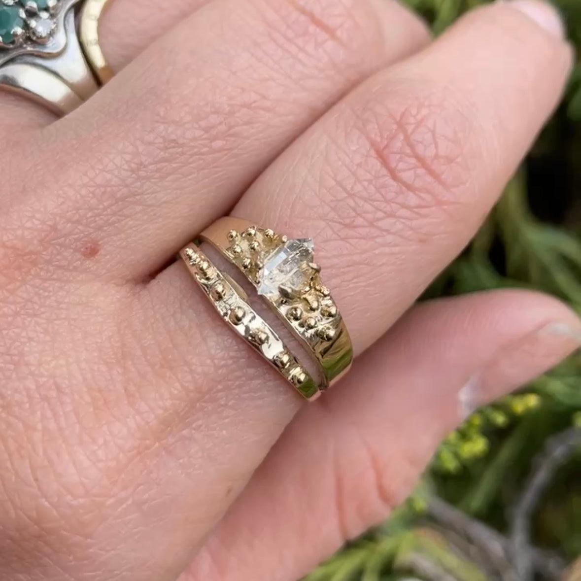 Custom Queen's Ring 14K Gold - Acid Queen Jewelry