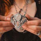 Nimue Cuff Bracelet // Quartz - Acid Queen Jewelry