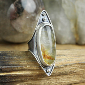 Warrior Shield Ring // Golden Healer - Size 9