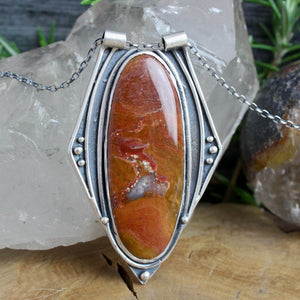 Voyager Necklace //  Red Jasper - Acid Queen Jewelry