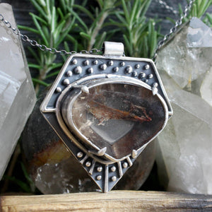 Voyager Necklace // Inclusion Quartz - Acid Queen Jewelry