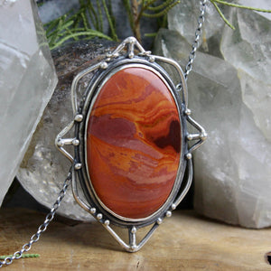 Voyager Necklace // Red Jasper - Acid Queen Jewelry