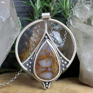 Conjurer Necklace // Agate - Acid Queen Jewelry