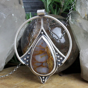 Conjurer Necklace // Agate - Acid Queen Jewelry