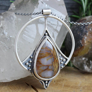 Conjurer Necklace // Agate - Acid Queen Jewelry