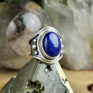 Warrior Ring //  Lapis Lazuli - Size 6