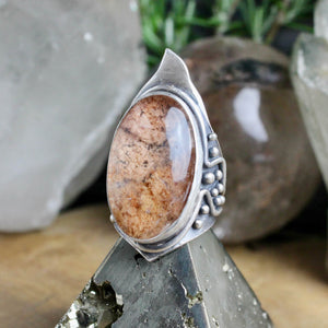 Warrior Ring // Lodolite - Size 8 - Acid Queen Jewelry