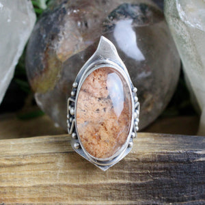 Warrior Ring // Lodolite - Size 8 - Acid Queen Jewelry