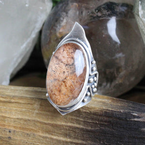 Warrior Ring // Lodolite - Size 8 - Acid Queen Jewelry