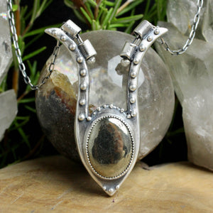 Dejah Necklace //  Pyrite