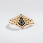 Brigid Ring - Black Spinel - 14K Gold - Acid Queen Jewelry