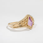 Brigid Ring - Amethyst - 14K Gold - Acid Queen Jewelry