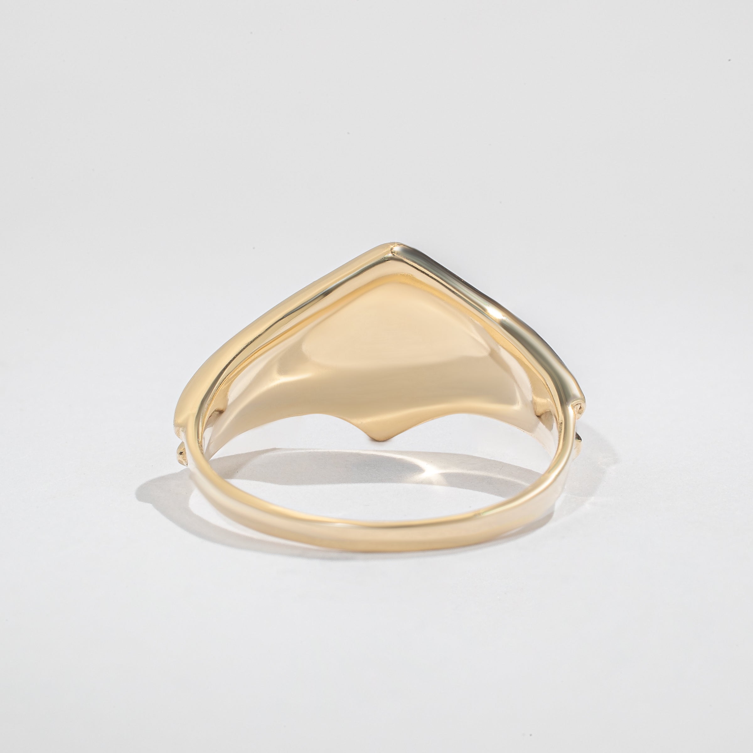 Brigid Ring - Tourmalated Quartz - 14K Gold - Acid Queen Jewelry