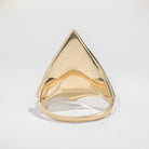 Shakti Ring - Blue Chalcedony - 14K Gold - Acid Queen Jewelry